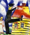 Marchando contemporáneo Marc Chagall